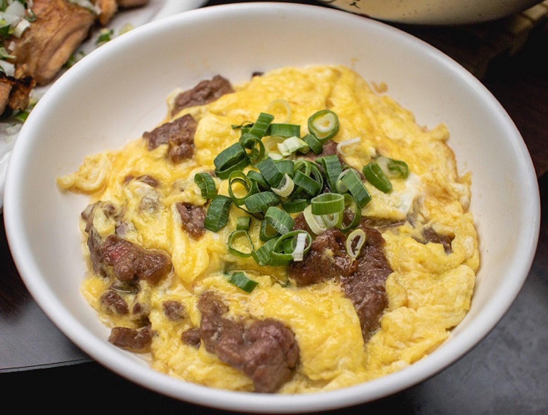Order 63. Scrambled Egg with Beef food online from East Garden store, Los Angeles on bringmethat.com
