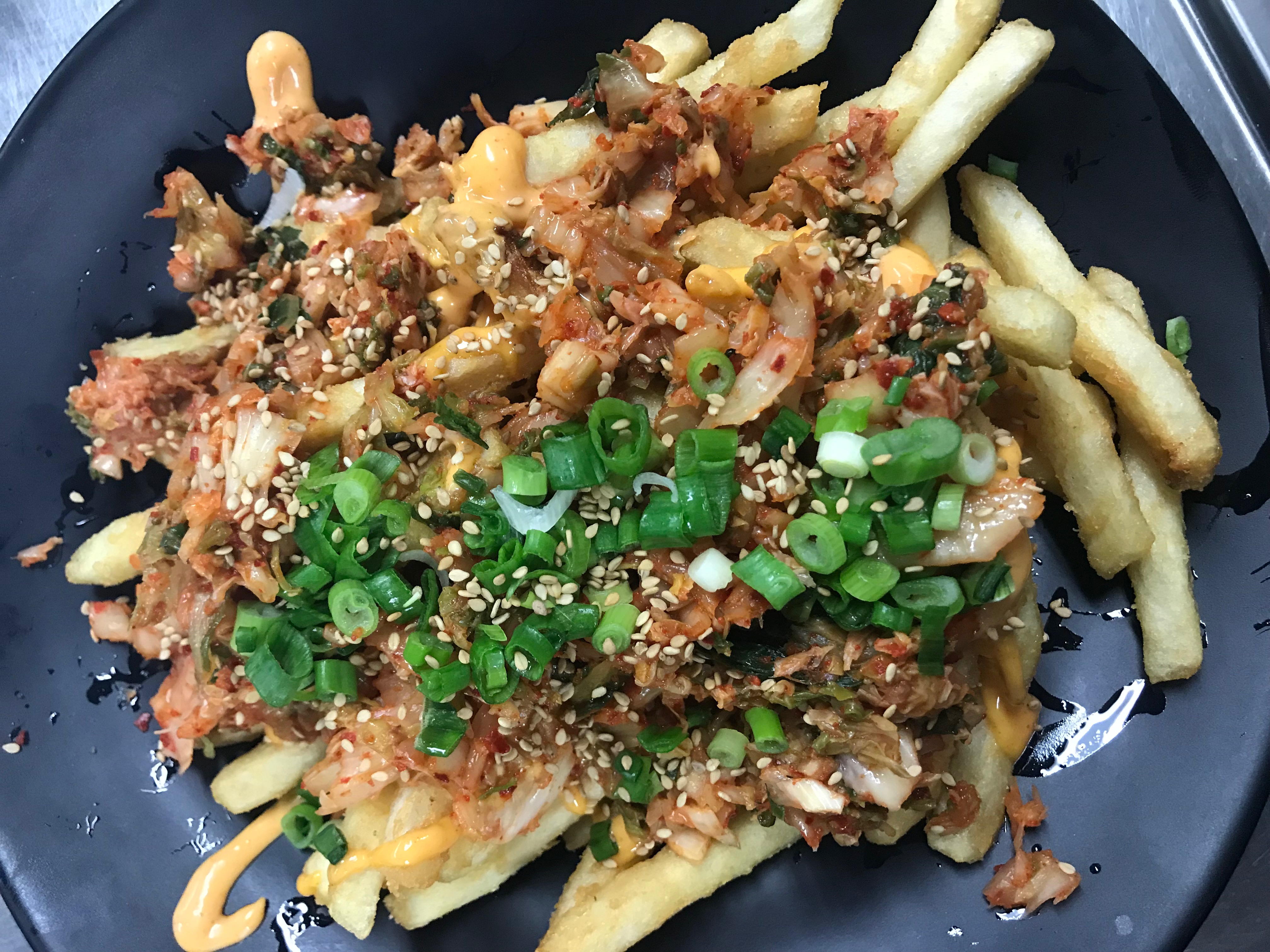 Order Kimchi Fries food online from Mokja korean eatery store, Astoria on bringmethat.com