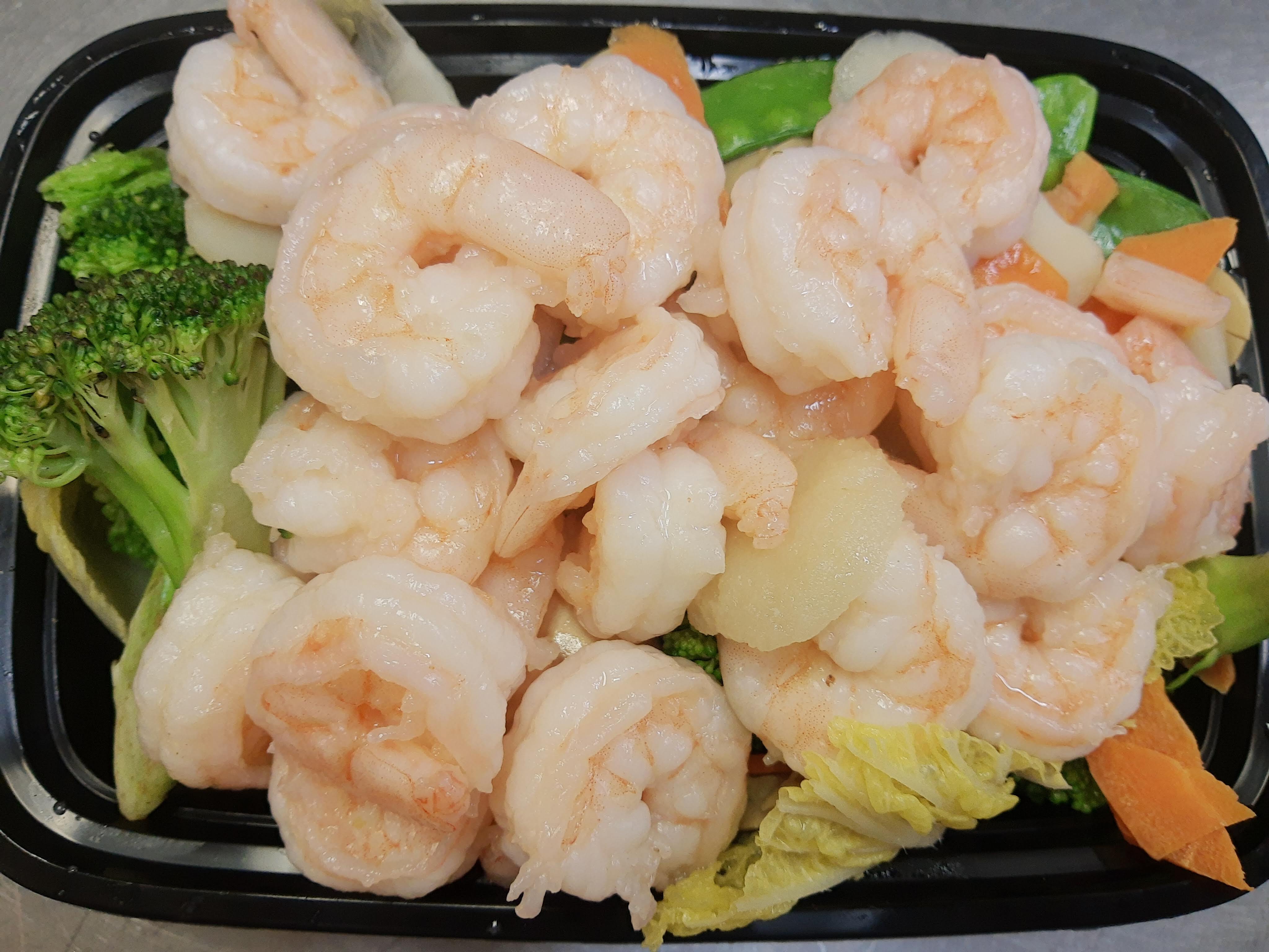 Order LC10. Steamed Shrimp with Vegetable Low Carb food online from 88 Chinese & Sushi Sherman Oaks store, Van Nuys on bringmethat.com