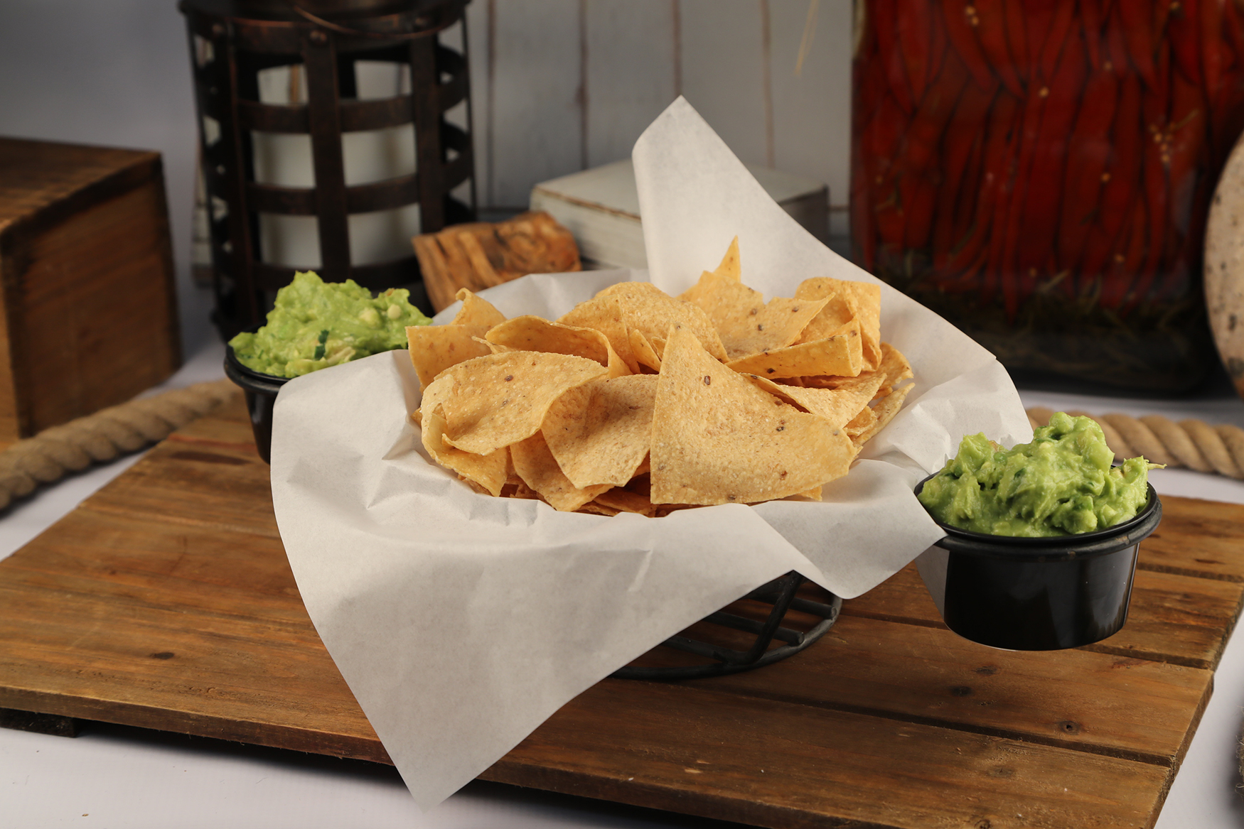 Order Chips and Guacamole food online from Rodeo Mexican Grill store, Los Angeles on bringmethat.com