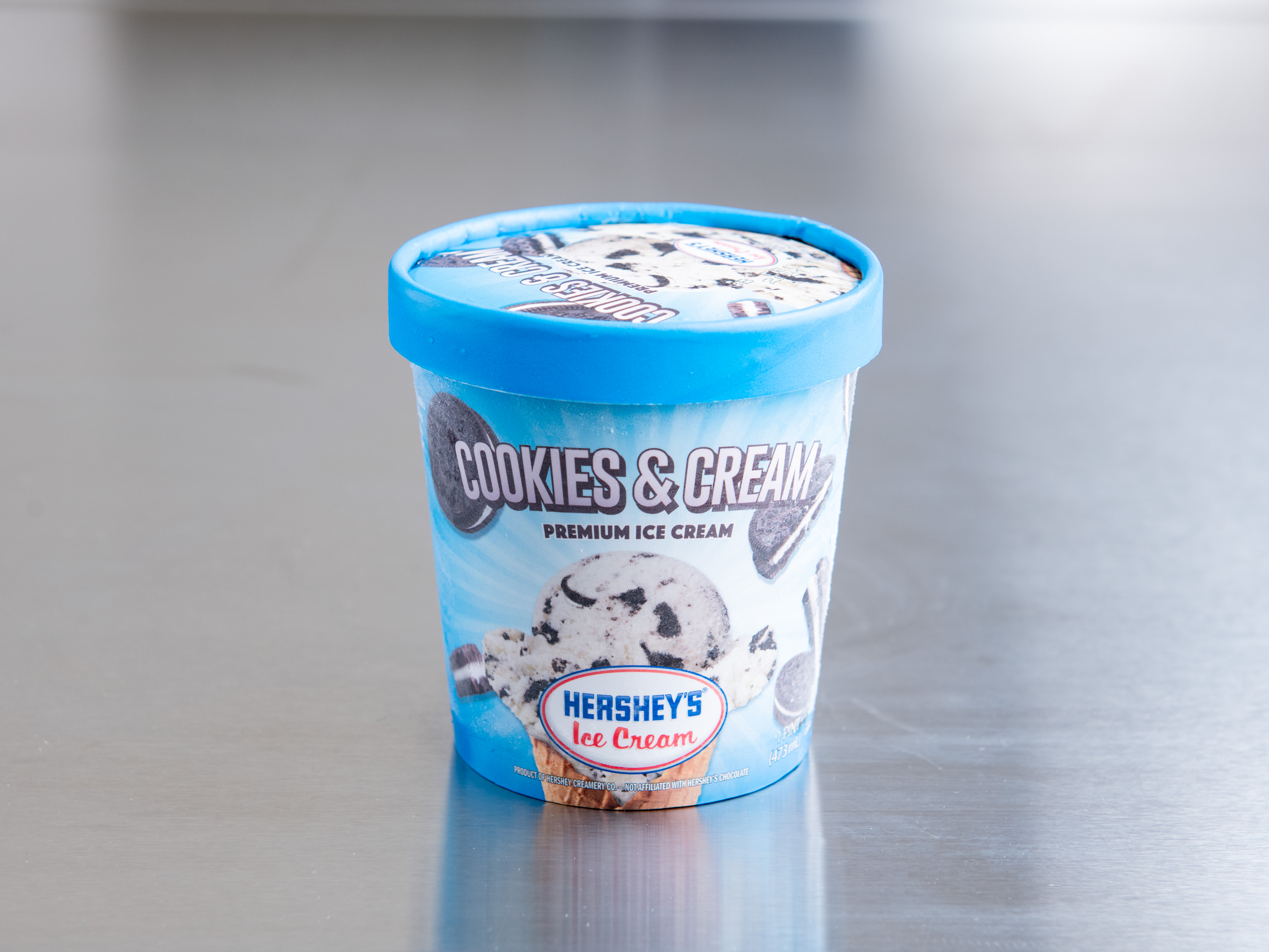 Order Hershey’s Cookies and Cream Pint food online from Southern Ice Cream Corp store, Stafford on bringmethat.com