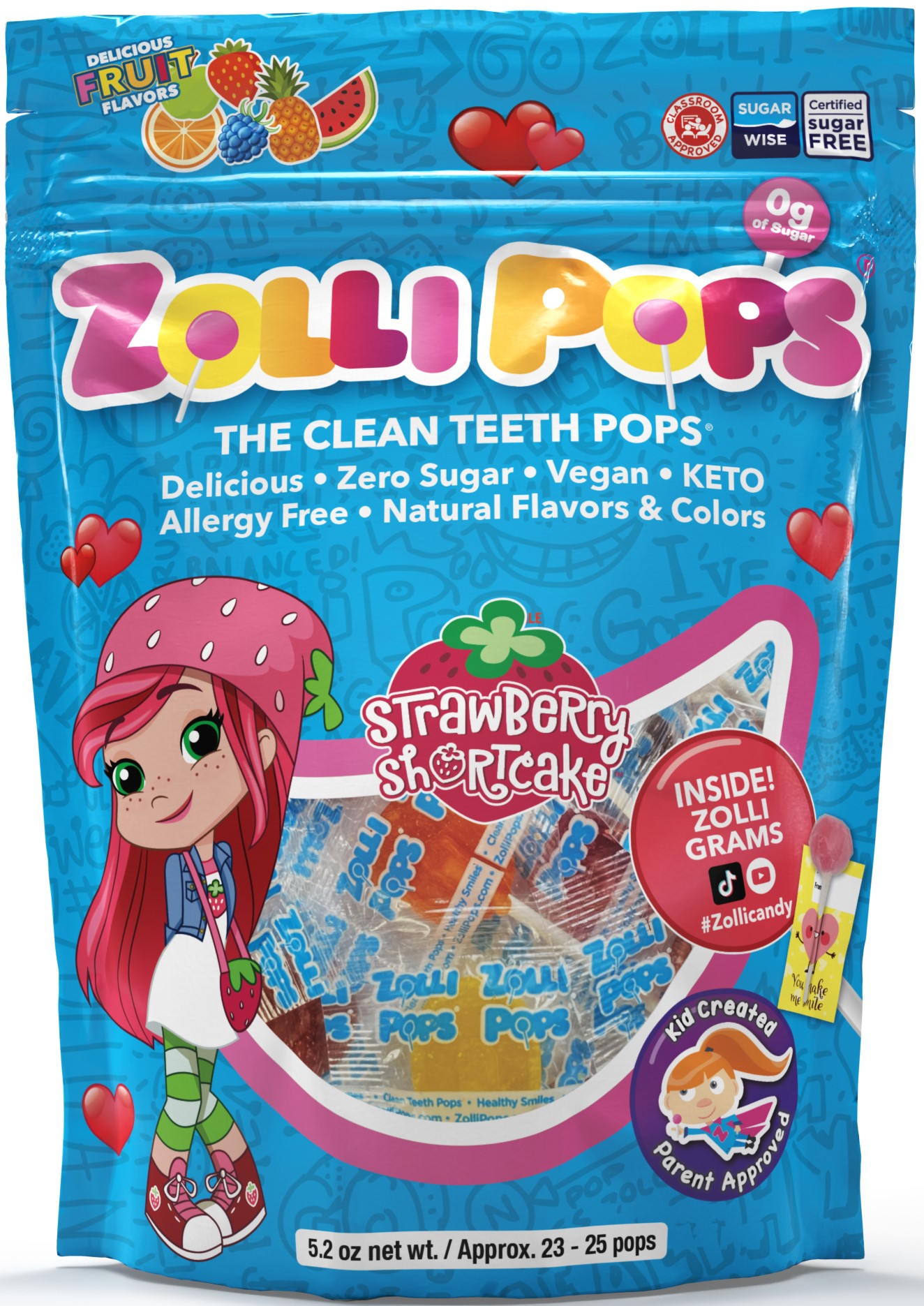 Order Zolli Popz Assorted Fruit Valentine - 5.2 oz food online from Rite Aid store, MILLER PLACE on bringmethat.com