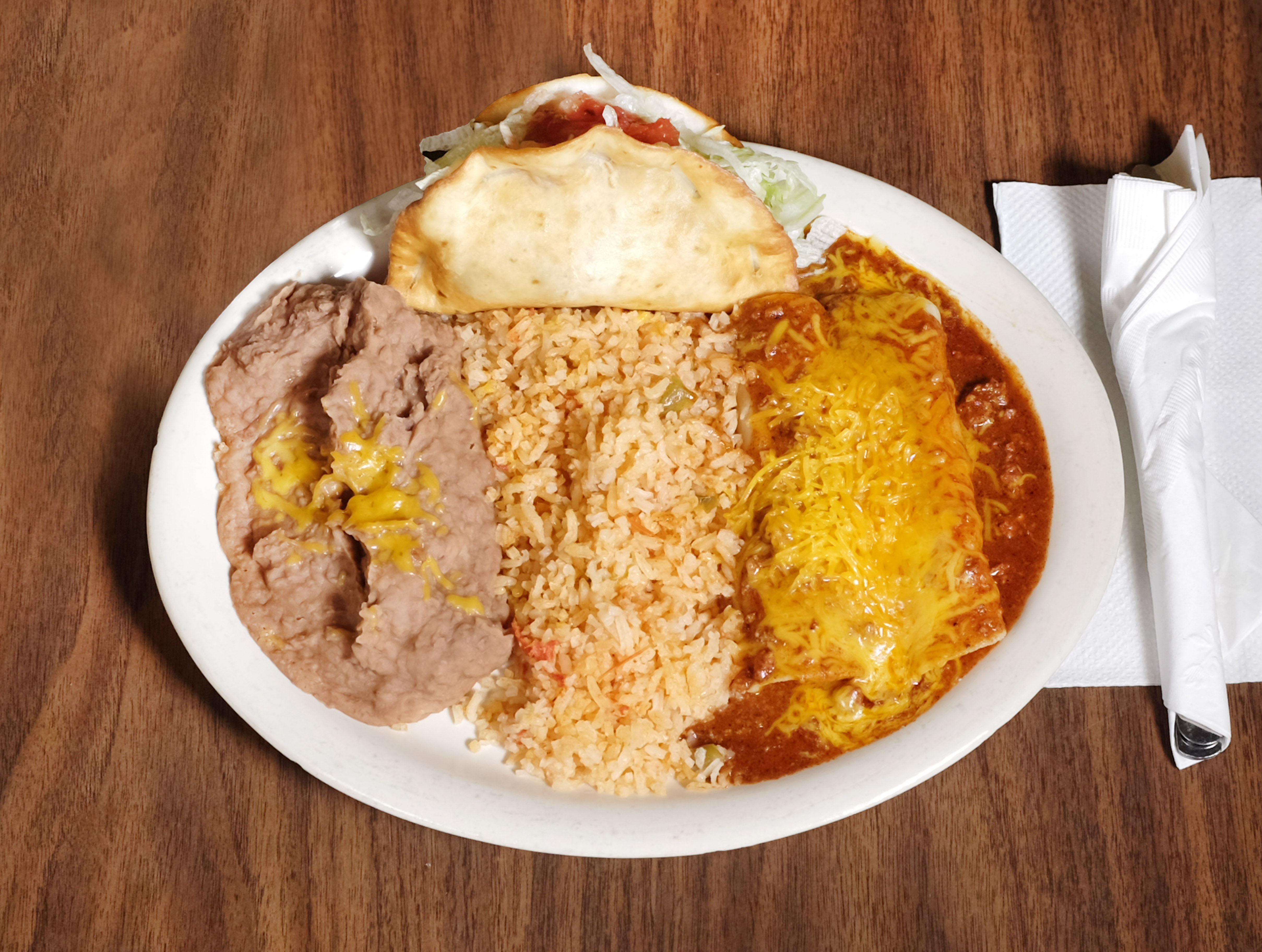 Order Mexican Plate food online from Connie Mexico Cafe store, Wichita on bringmethat.com