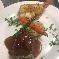 Order Veal & Shrimp Valentino - 4 Pieces food online from Mama Mia Ristorante store, Marmora on bringmethat.com