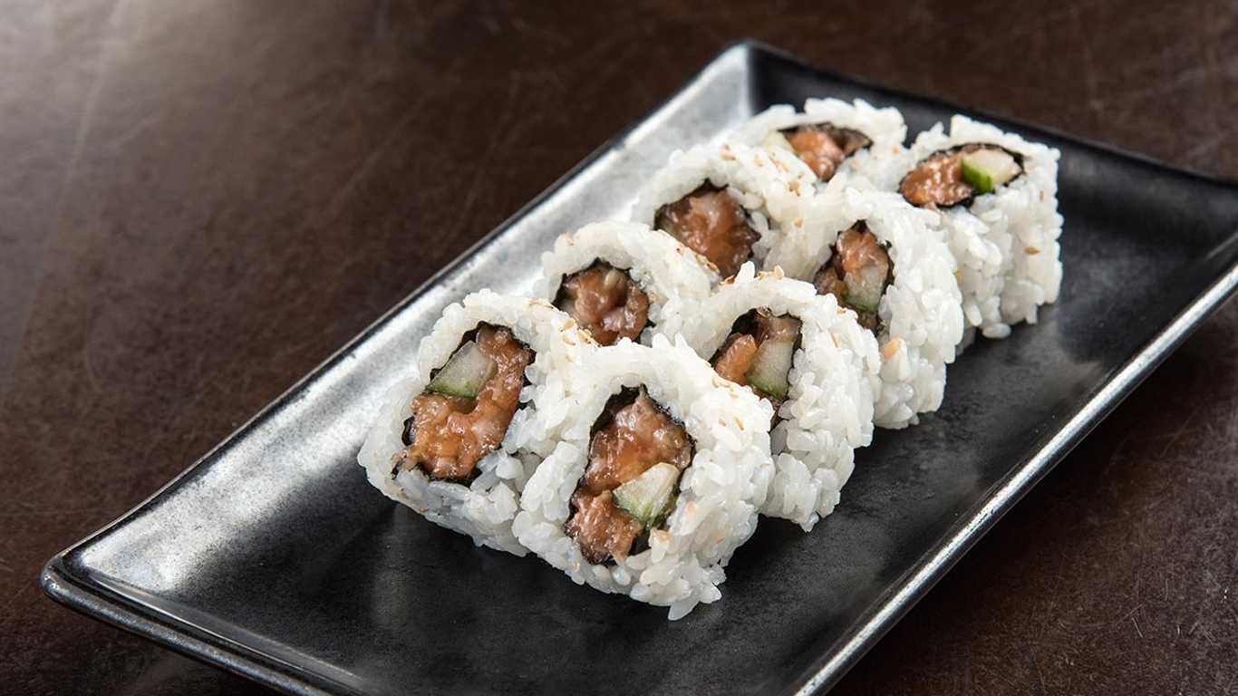 Order Spicy Salmon Roll food online from Benihana store, Milwaukee on bringmethat.com