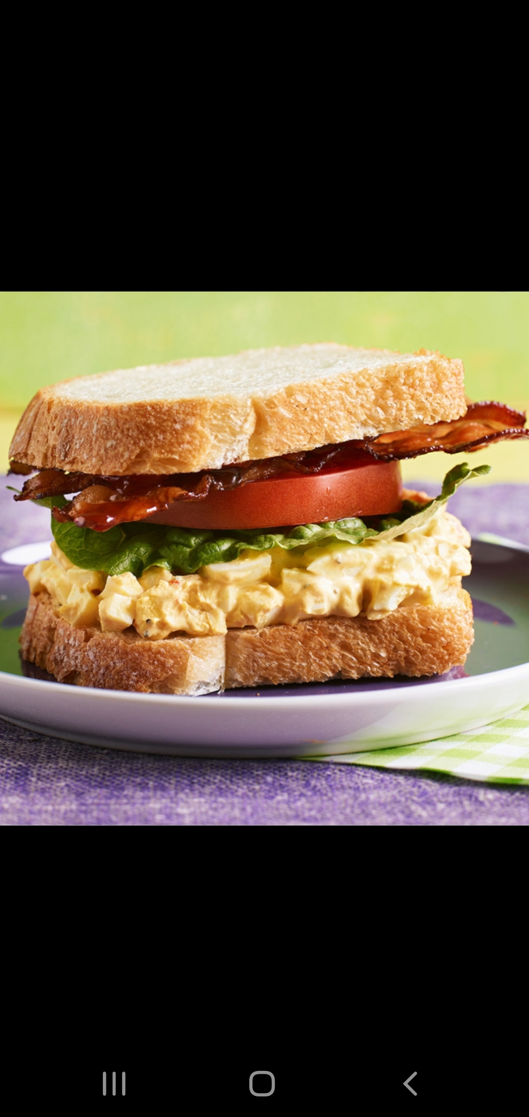 Order  Classic Egg Salad & Bacon Combo Sandwich  food online from American Gourmet Foods Deli store, New York on bringmethat.com