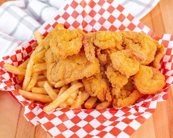 Order Combo Fried Basket A food online from Crazy Crab store, Kansas City on bringmethat.com