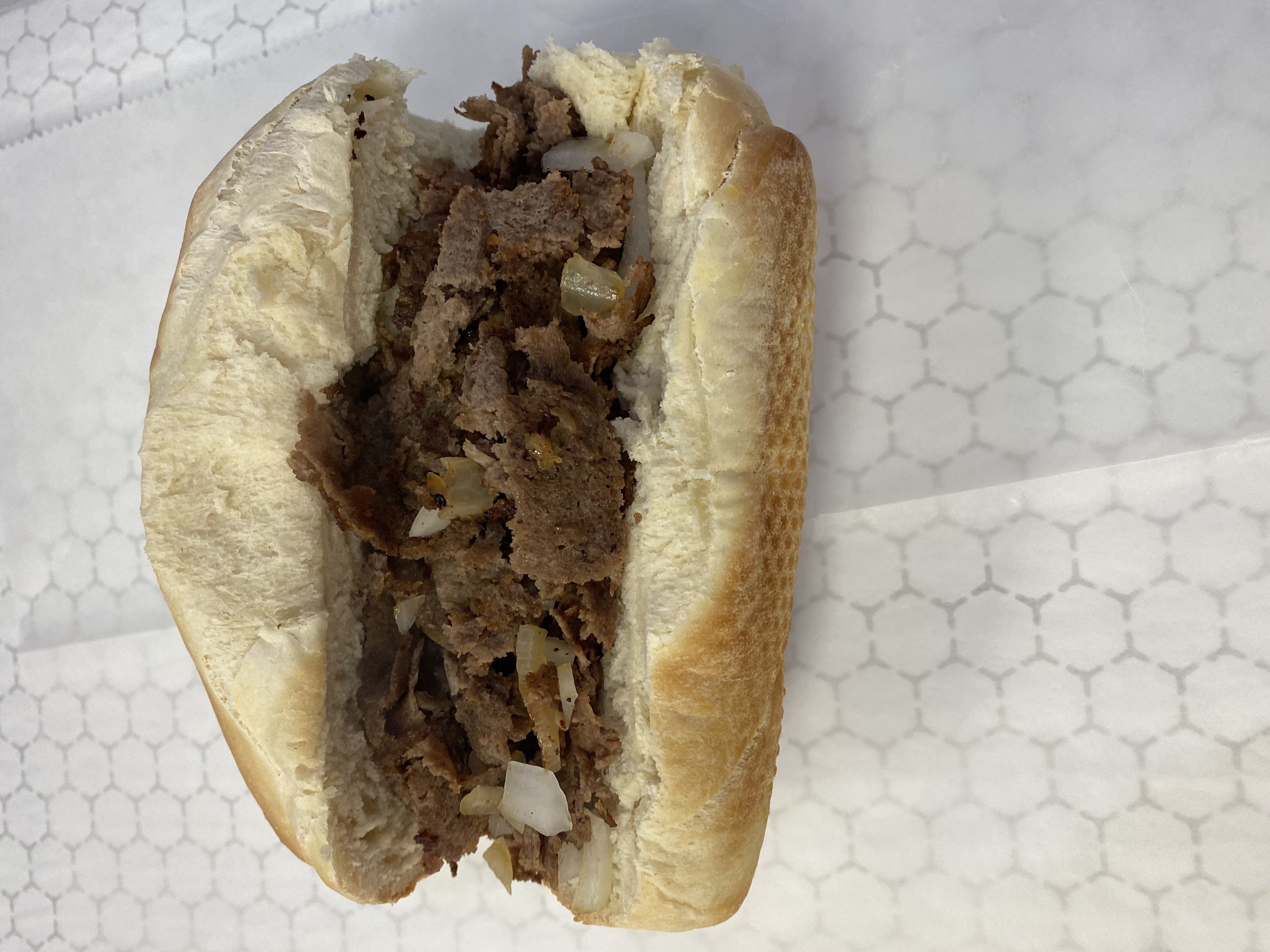 Order Steak Hot Sub food online from Harper Sandwiches & Such store, Middletown on bringmethat.com