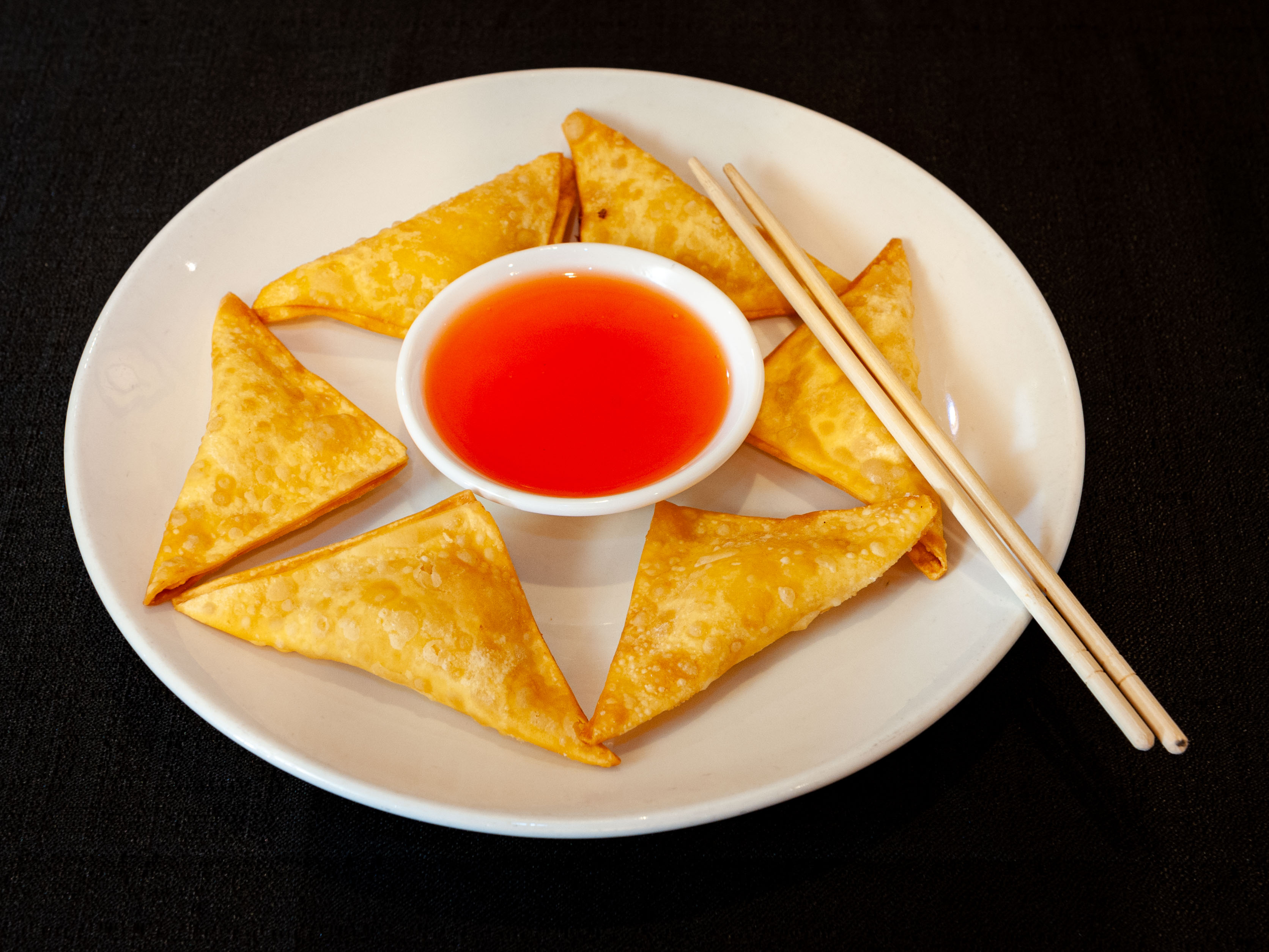 Order Krabmeat Rangoon food online from Cheng's Chinese Restaurant store, Lake Mary on bringmethat.com