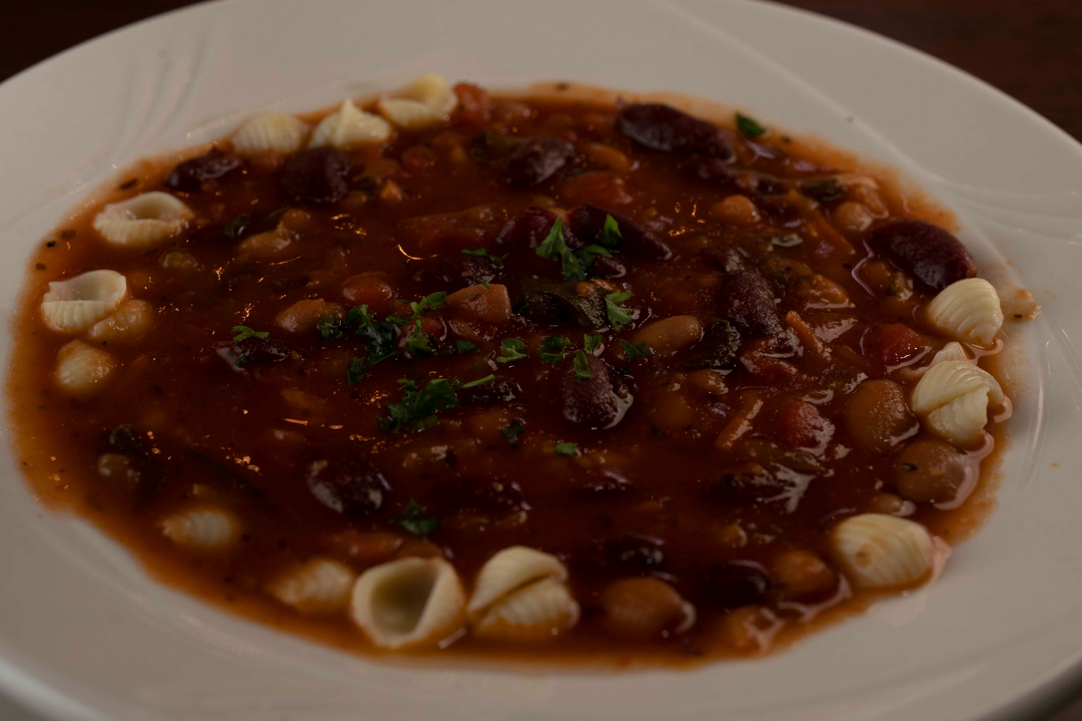 Order Minestrone Soup food online from Benvenuto's italian grill store, Madison on bringmethat.com