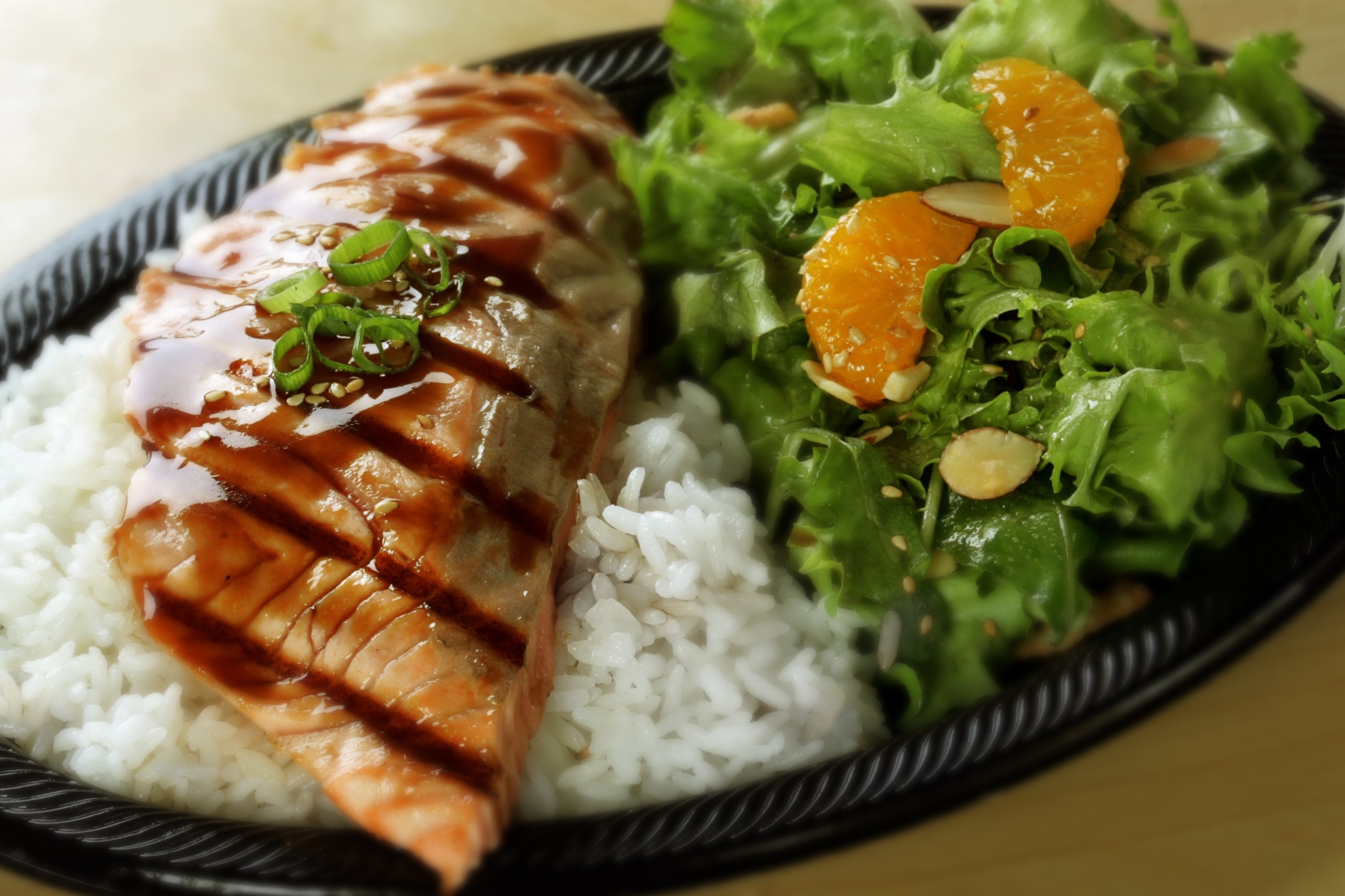 Order Salmon Plate with 1 Side food online from SanSai Japanese Grill store, Chatsworth on bringmethat.com