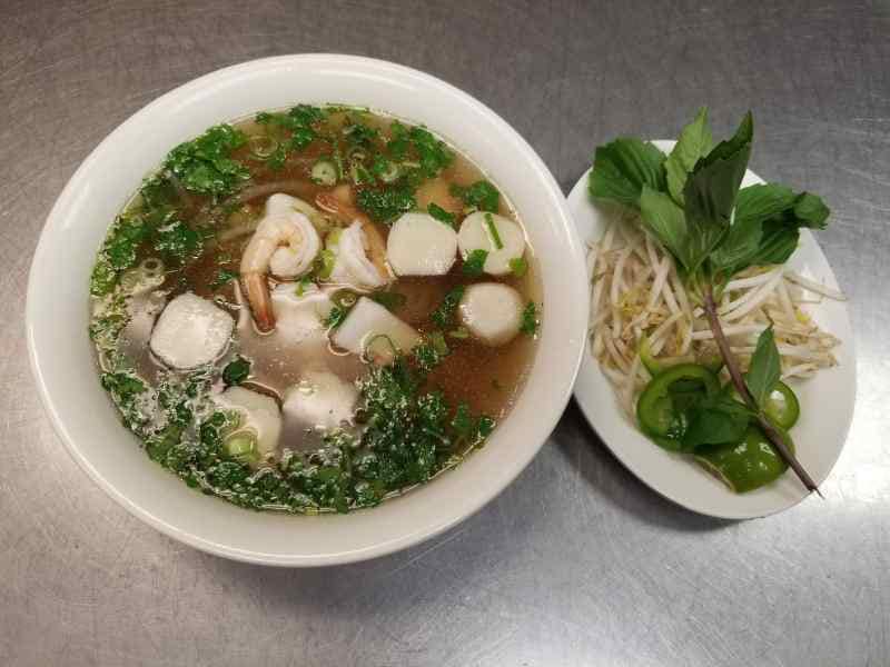 Order 10. Pho Seafood food online from Pho Golden Star store, Falls Church on bringmethat.com