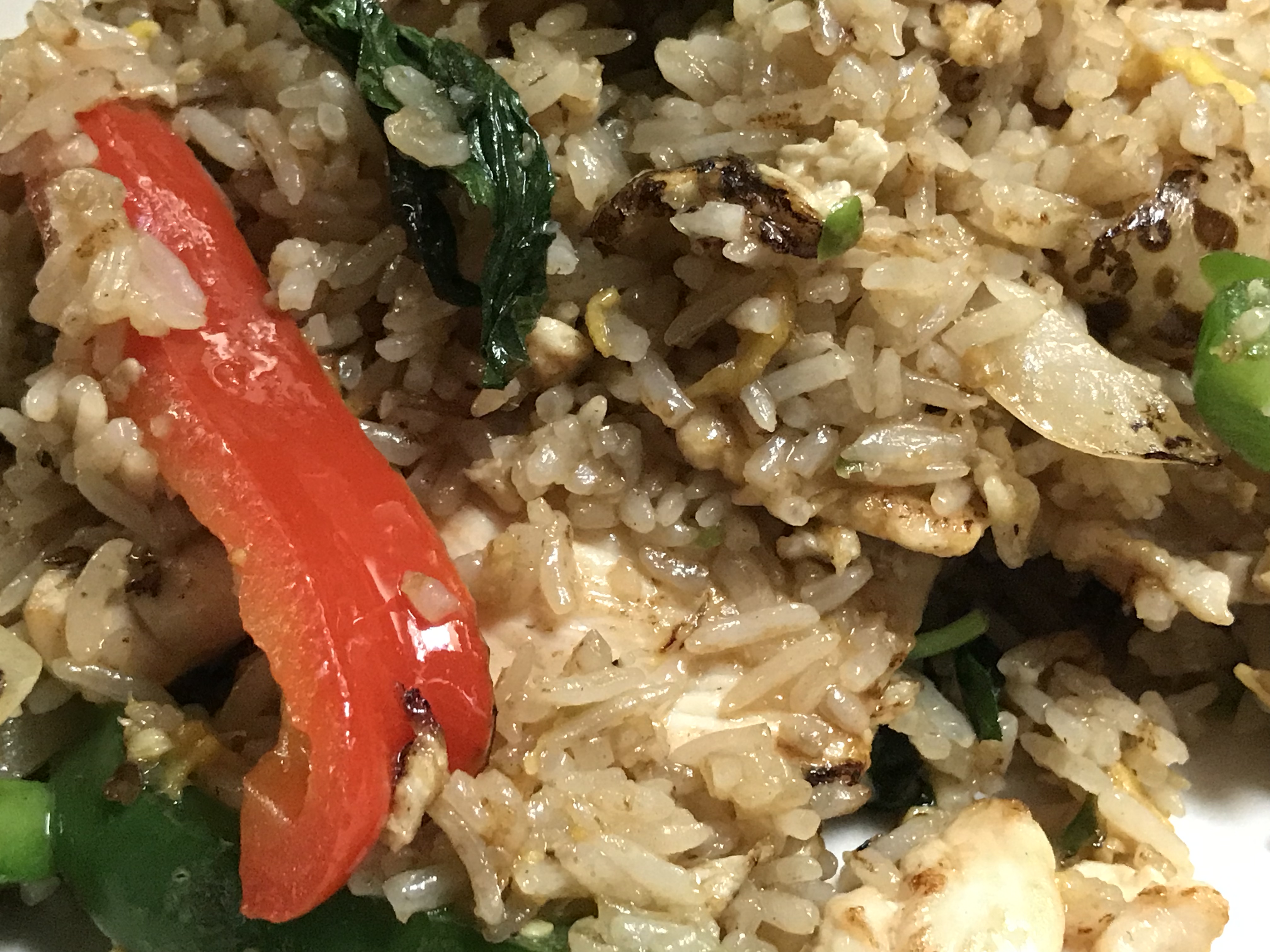 Order Spicy Basil Fried Rice food online from Galanga store, New York on bringmethat.com
