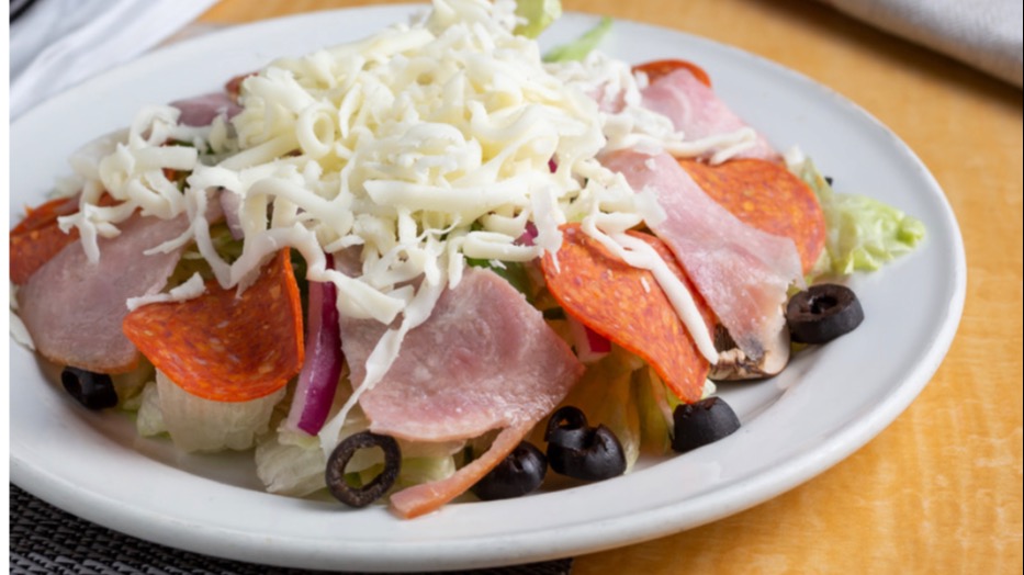 Order Antipasto Salad food online from Caeser Italian Restaurant store, Nashville on bringmethat.com