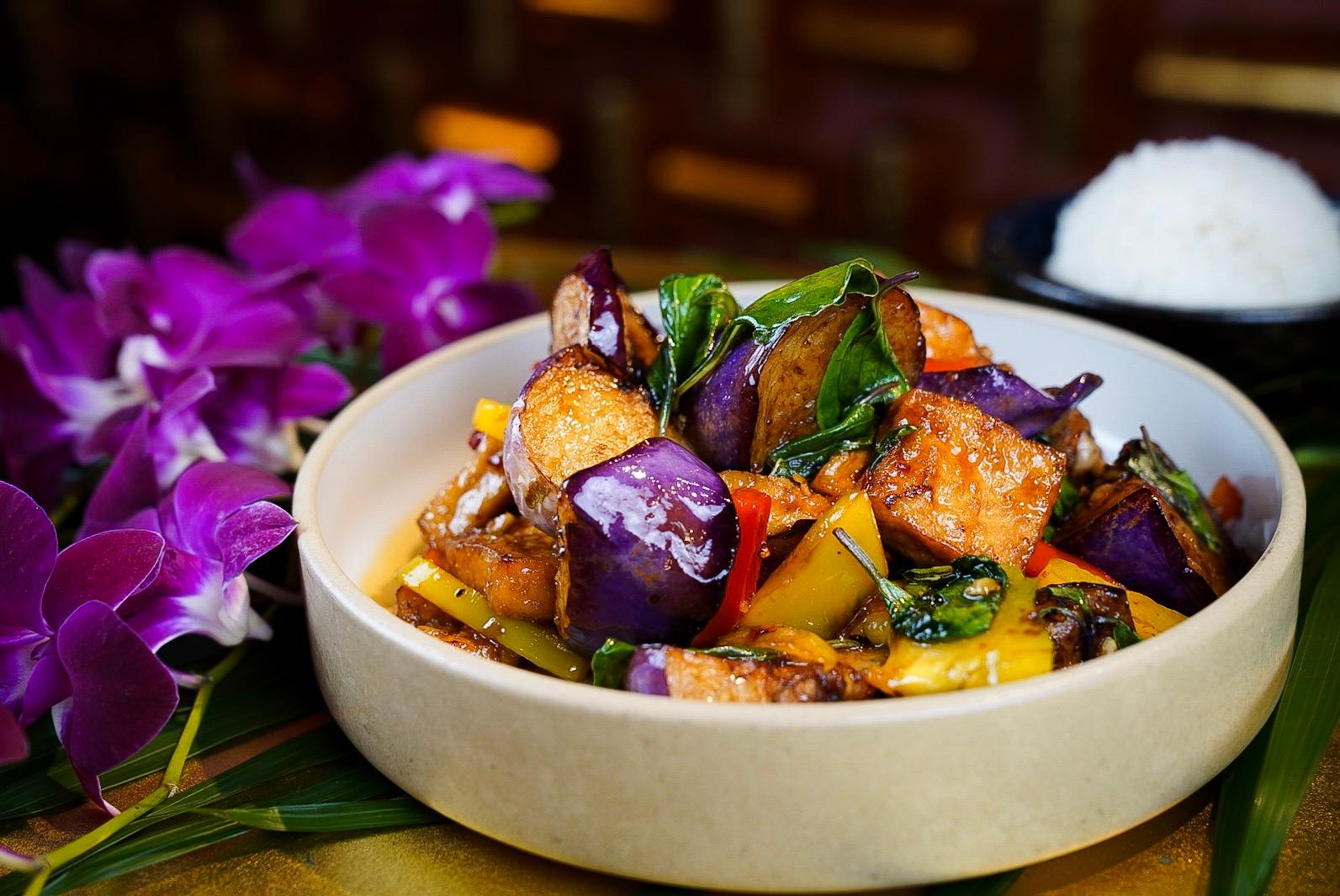 Order Spicy Eggplant food online from Osha Thai store, San Francisco on bringmethat.com