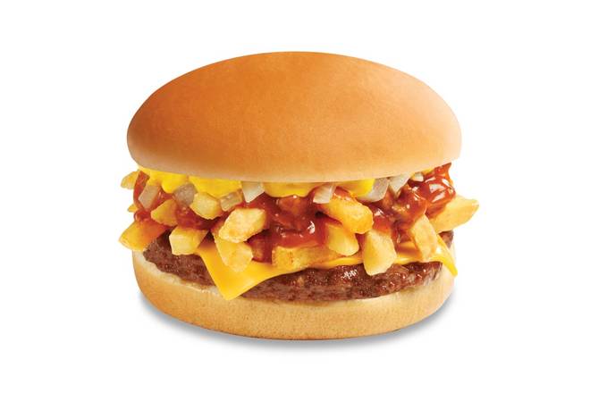 Order Junkyard Chili Cheeseburger food online from Hamburger Stand store, El Centro on bringmethat.com