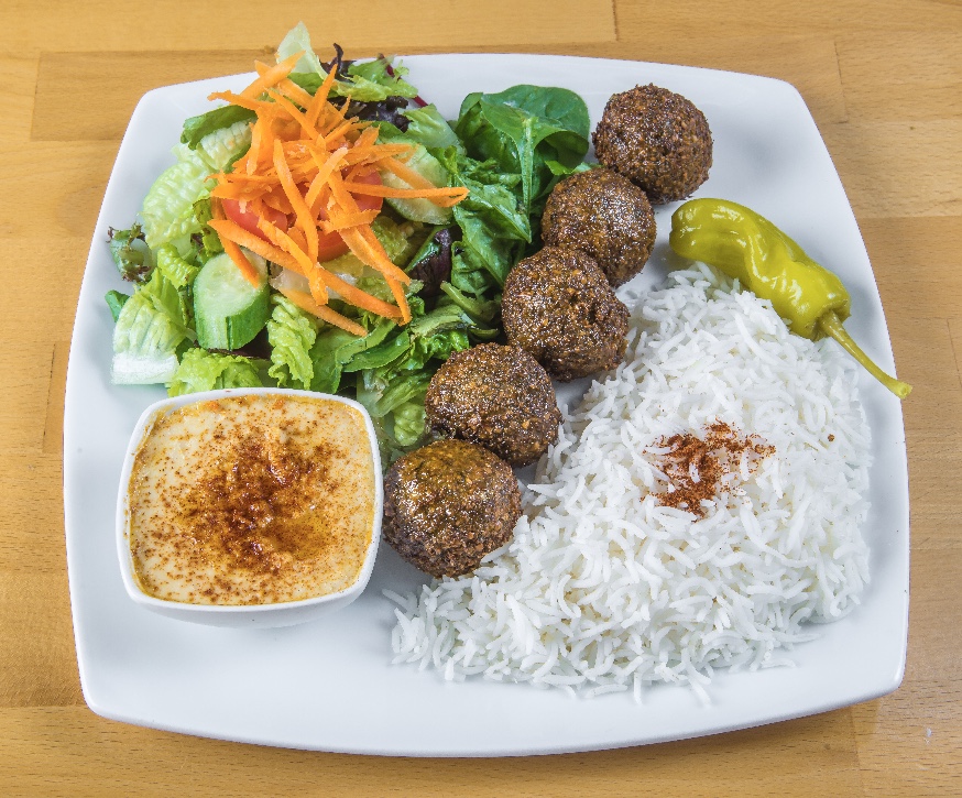 Order Falafel Plate food online from Pita Cafe store, Los Angeles on bringmethat.com