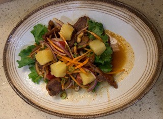 Order Duck Salad** food online from Lan Larb store, New York on bringmethat.com