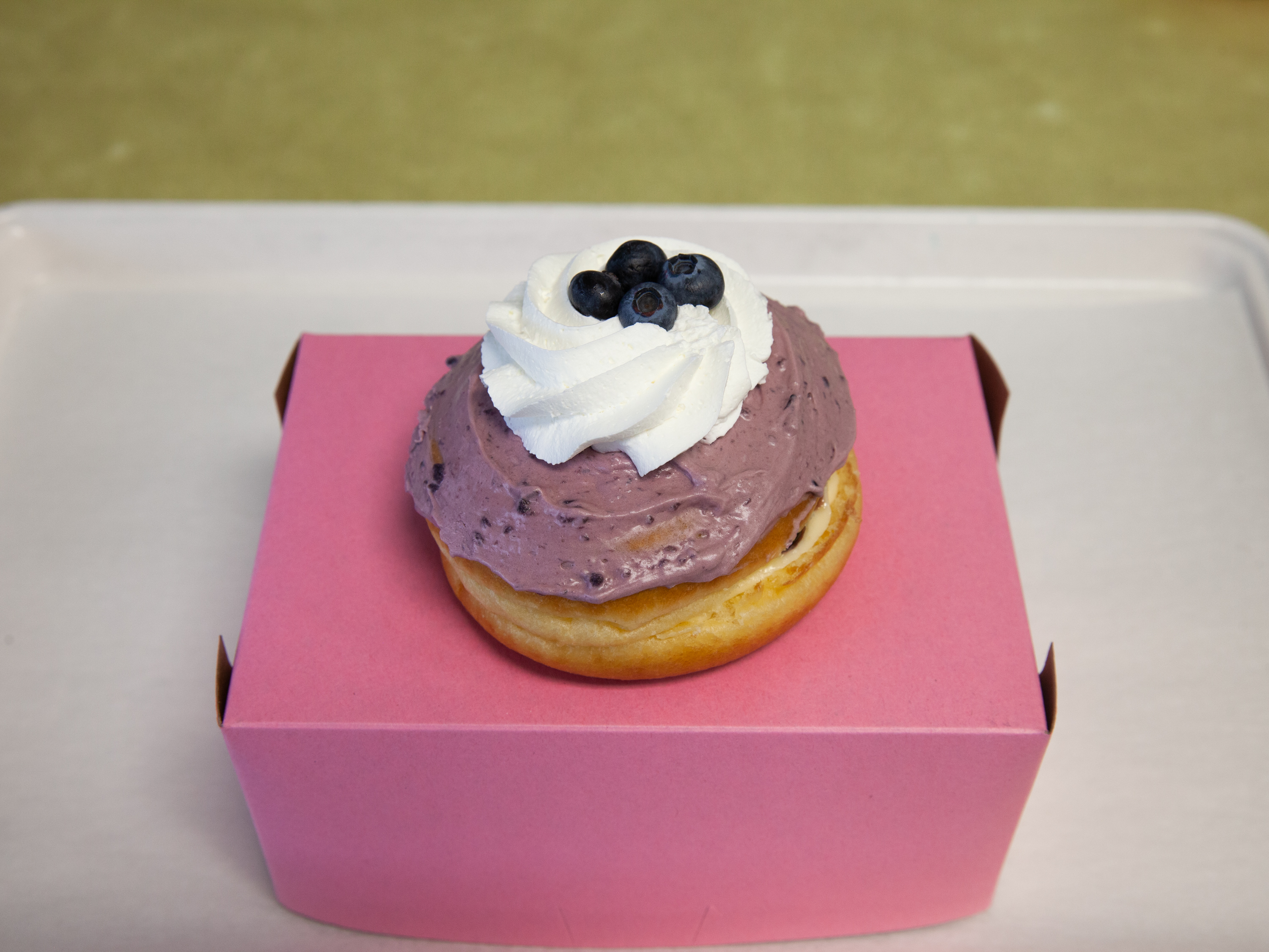 Order Blueberry Cheese Cake Premium Donut food online from Donut Boy store, Salt Lake City on bringmethat.com