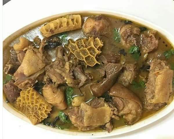 Order Assorted Meat Pepper Soup food online from Intercontinental Nigerian Restaurant store, Columbus on bringmethat.com