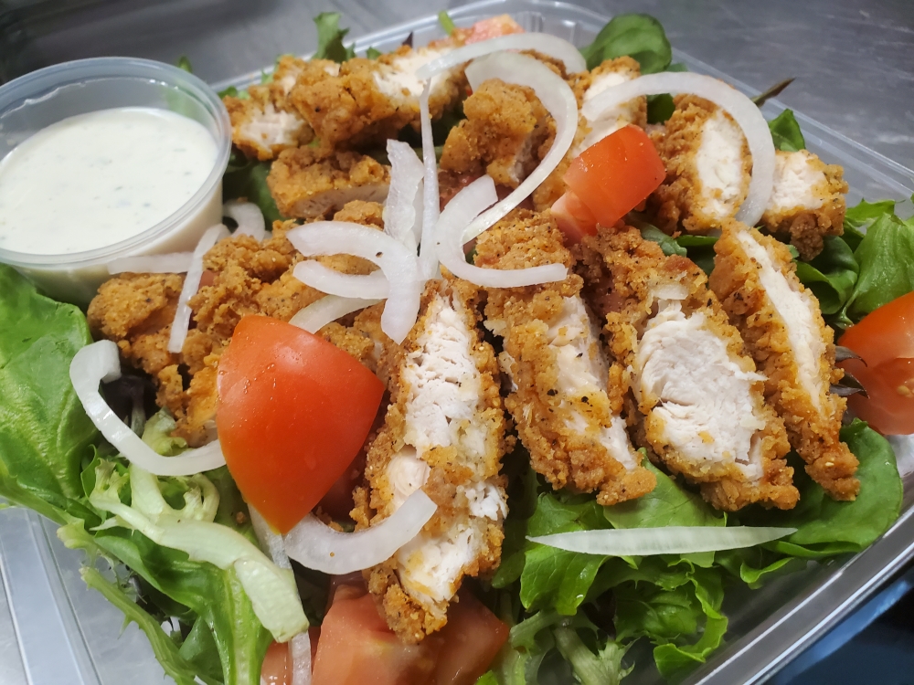 Order Crispy Chicken Salad food online from Kooby store, La Crescenta on bringmethat.com