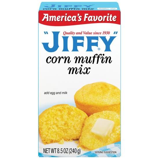 Order Jiffy Corn Muffin Mix food online from Deerings Market store, Traverse City on bringmethat.com