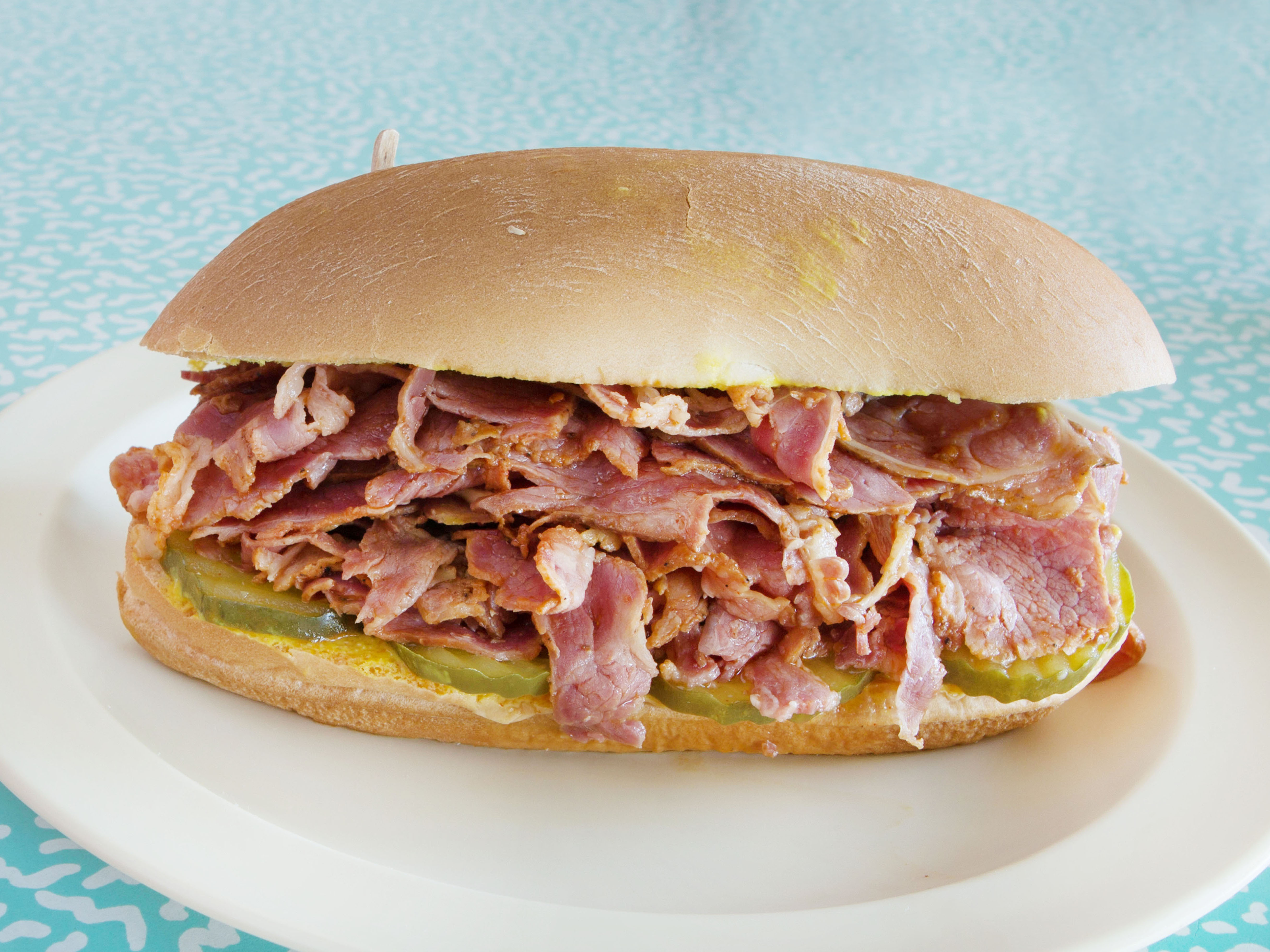 Order New York Style Pastrami Sandwich food online from Tomboy store, Lawndale on bringmethat.com