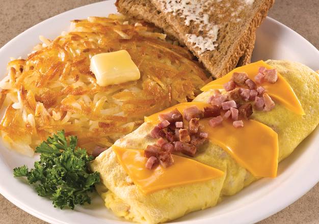 Order Ham and Cheese Omelette food online from Fryn’ Pan Family Restaurant store, Sioux Falls on bringmethat.com