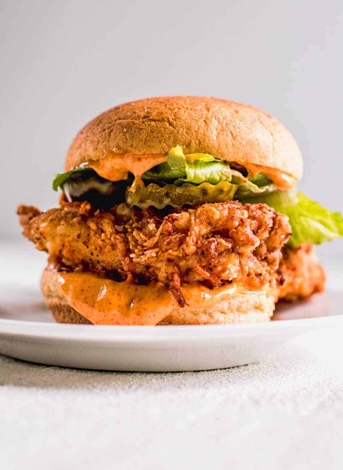 Order Spicy Chicken Sandwich food online from Peckville Bar And Burger store, Blakely on bringmethat.com