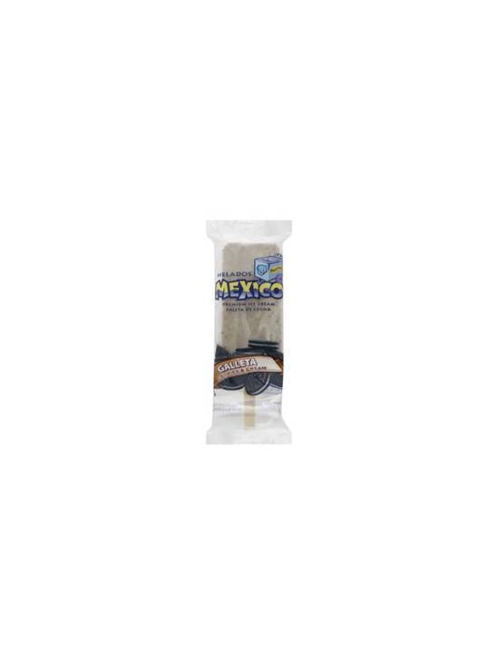 Order Helados Mexico Cookies&Cream Bar 4 OZ food online from Chevron Extramile store, Roseville on bringmethat.com