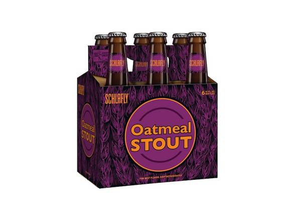 Order Schlafly Oatmeal Stout - 6x 12oz Bottles food online from Royals Liquor store, St. Peters on bringmethat.com