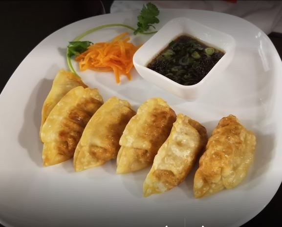 Order A8.  Fried Dumplings  food online from V Cafe store, Austin on bringmethat.com