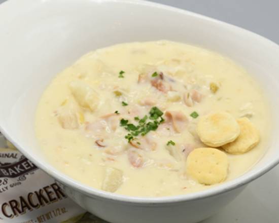 Order New England Clam Chowder (Bowl) food online from Mitchell's Fish Market store, Pittsburgh on bringmethat.com