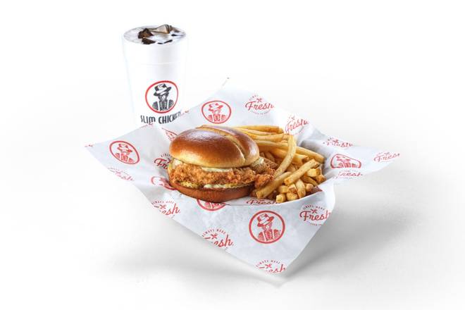 Order Crispy Chicken Sandwich Meal food online from Slim Chickens store, Muscle Shoals on bringmethat.com