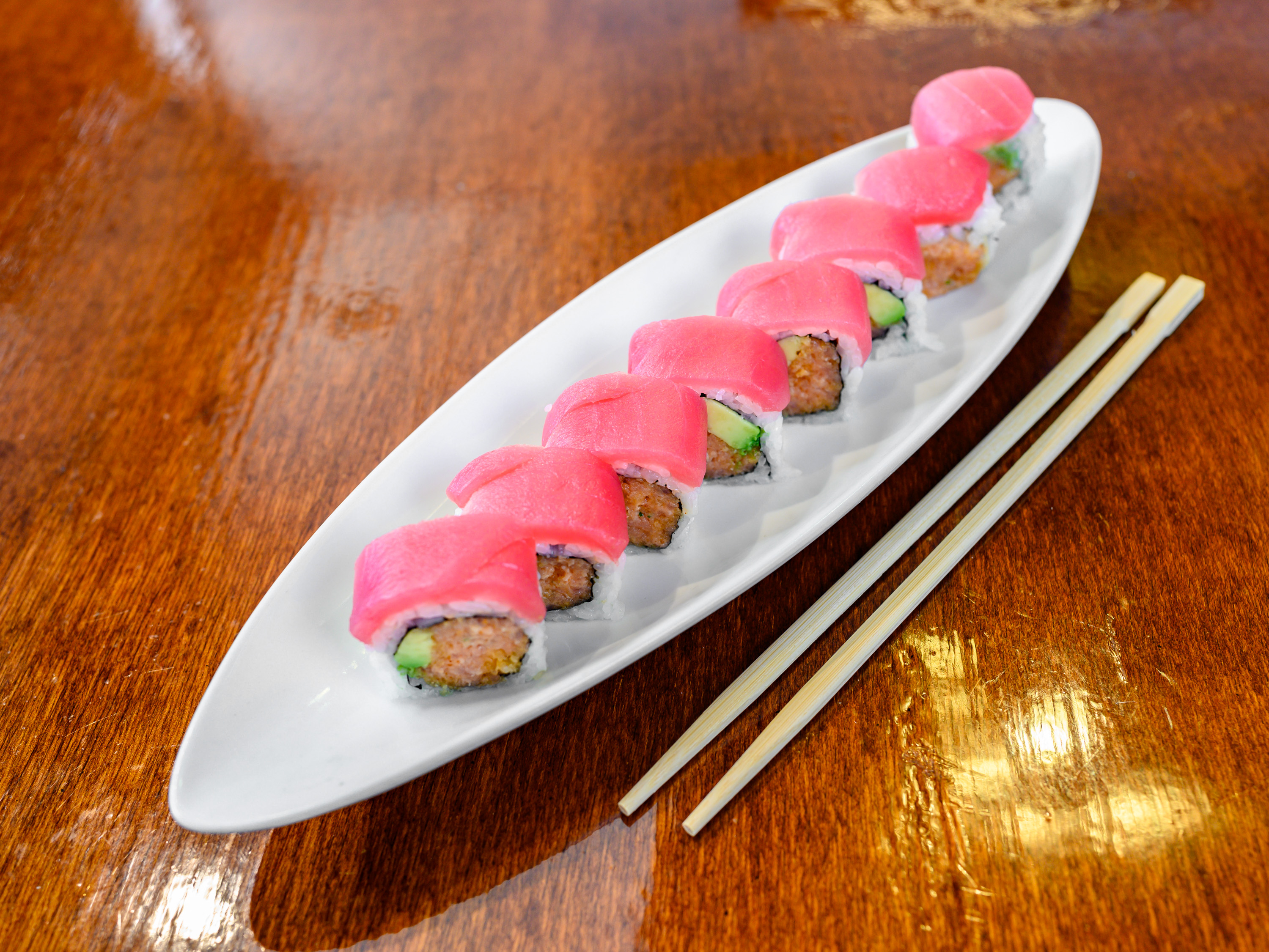 Order Rose Special Roll  food online from Sakura Japanese Steakhouse & Sushi Bar store, Henrico on bringmethat.com