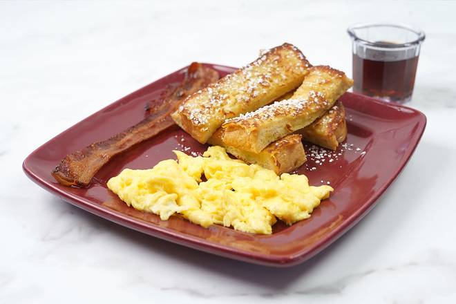 Order French Toast Dippers & Egg food online from Polly's Pies store, Fullerton on bringmethat.com