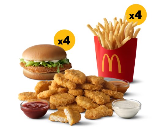 Order Spicy McNugget Chicken Pack  food online from Mcdonald store, Fresno on bringmethat.com