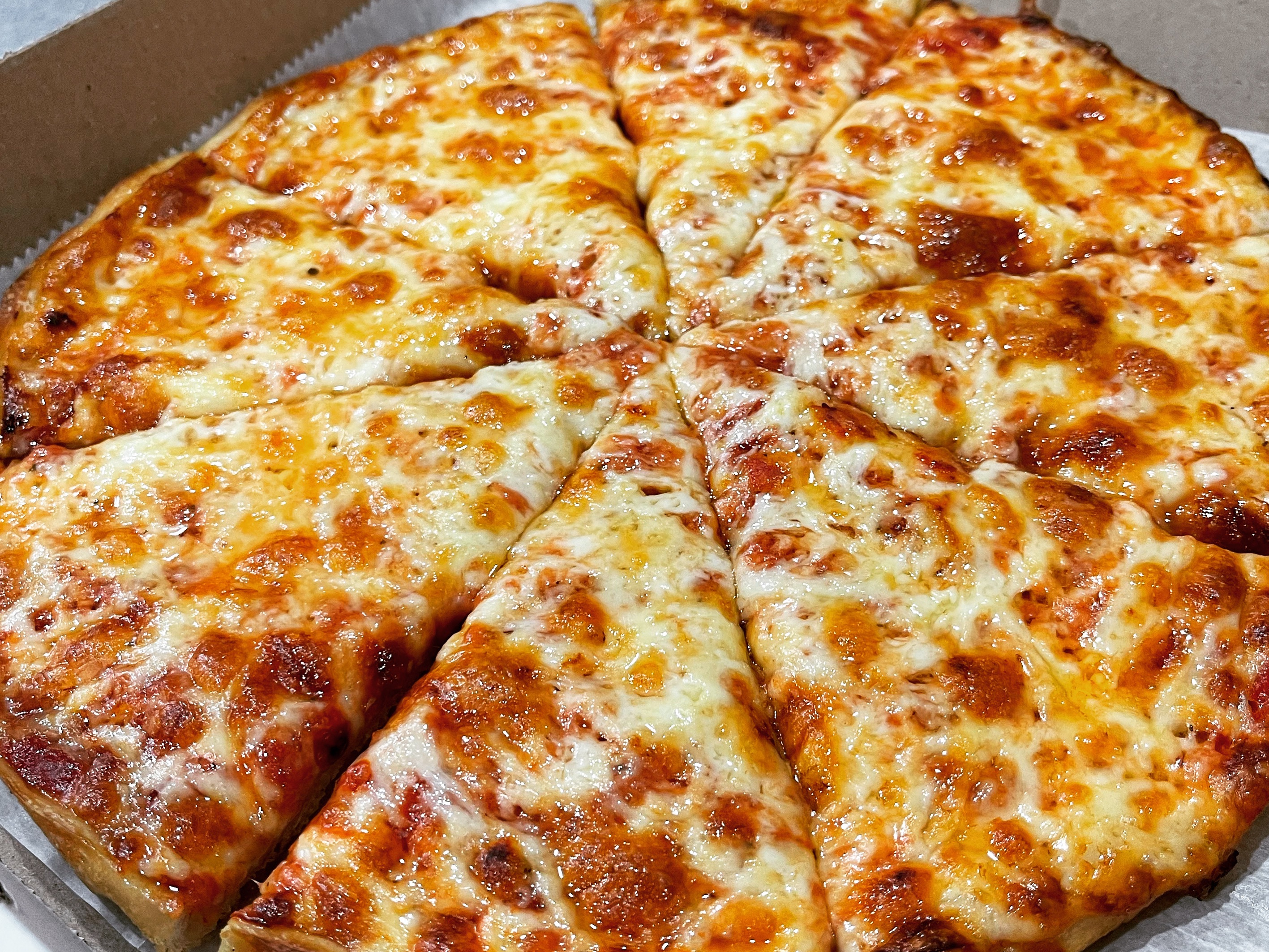 Order SMALL CHEESE food online from The Original Pappas Pizza store, Stamford on bringmethat.com