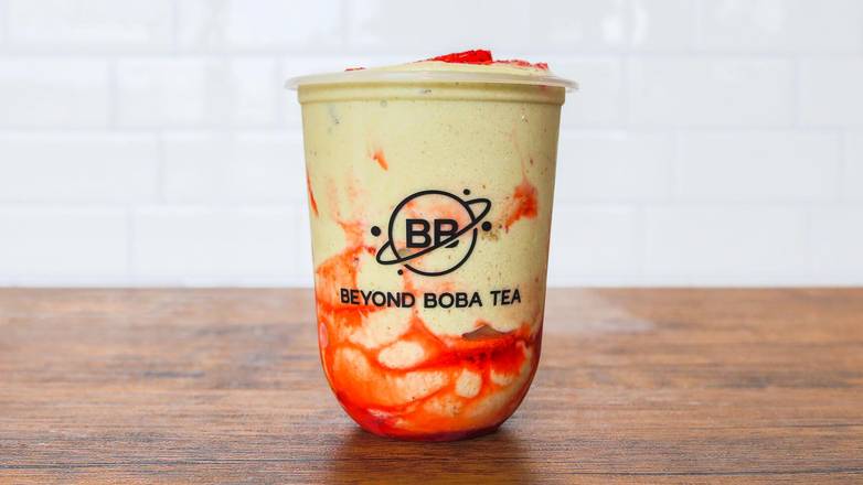 Order Berry Matcha Smoothie food online from Beyond Boba Tea store, Wahiawa on bringmethat.com