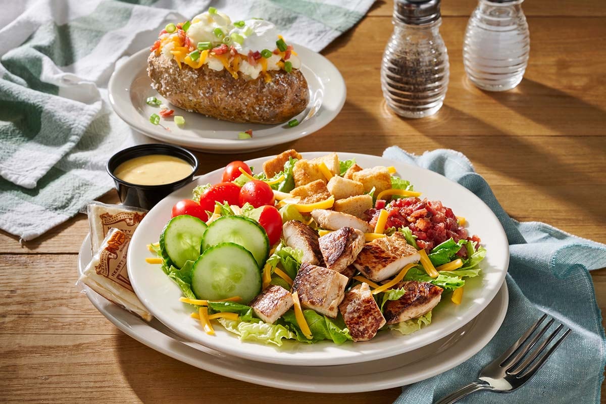 Order Weekday Lunch, Pick 2 Country Combos food online from Cracker Barrel store, Phoenix on bringmethat.com