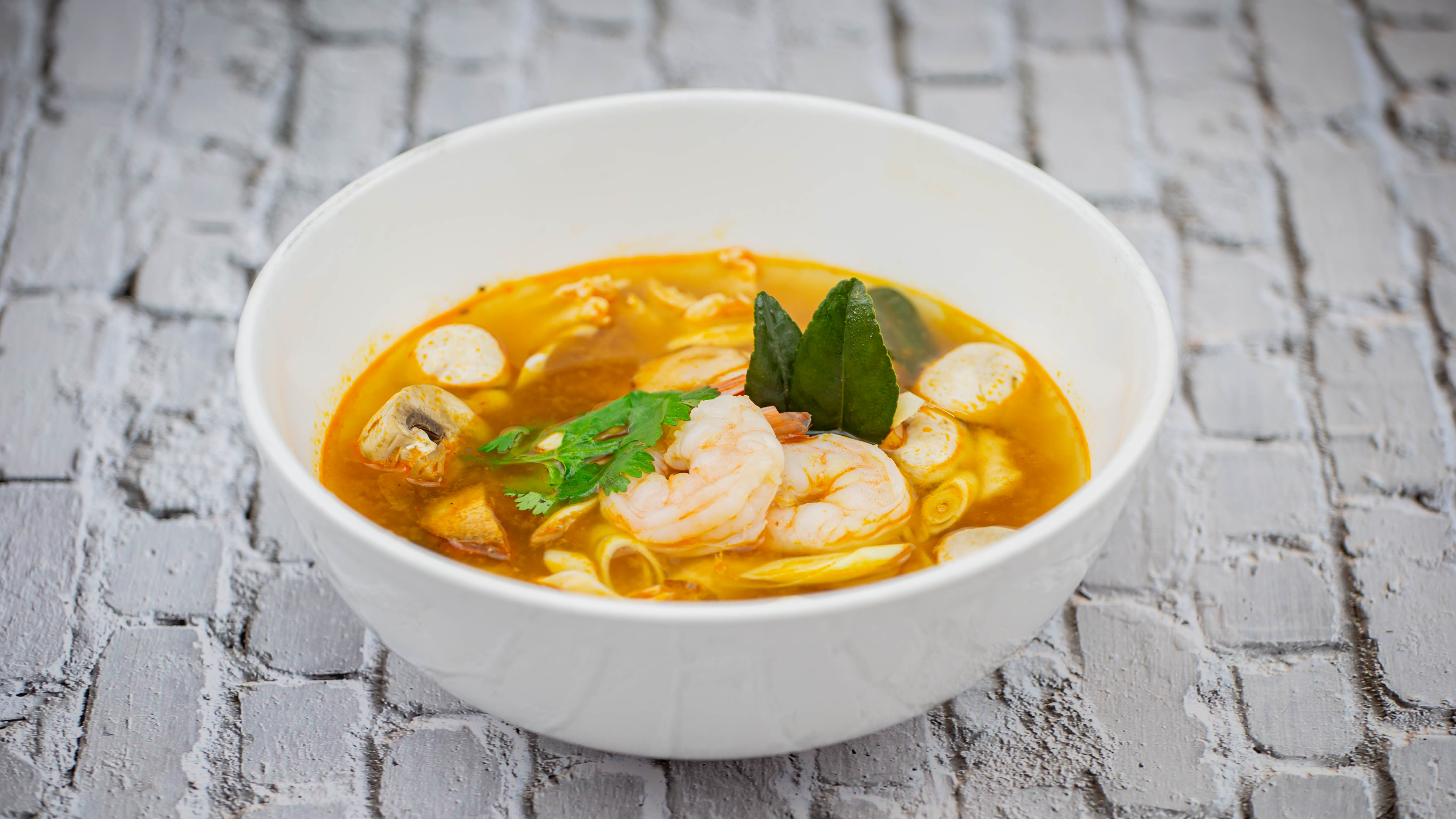 Order Tom Yum Soup food online from Phayathai Cuisine store, Seattle on bringmethat.com