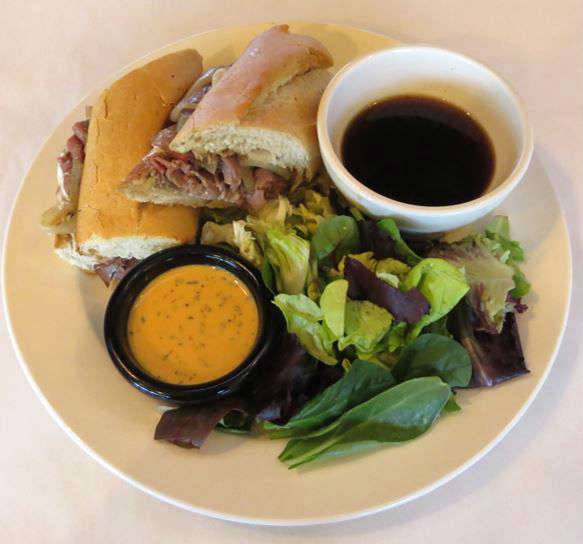 Order French Dip Sandwich food online from Champagne Bakery store, Encinitas on bringmethat.com