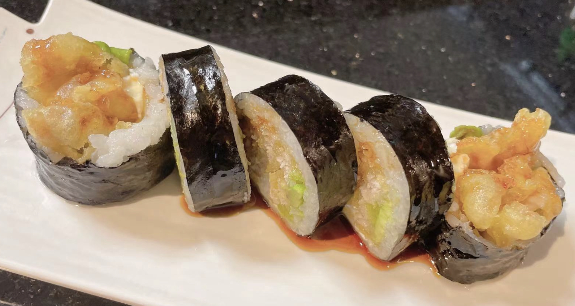 Order Baked Salmon Roll food online from Super Sushi store, Las Vegas on bringmethat.com