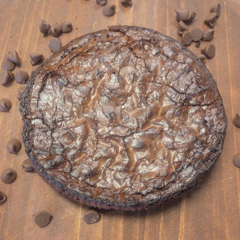 Order Giant Brownie - 7 inch food online from Big City Pizza Danville store, Danville on bringmethat.com