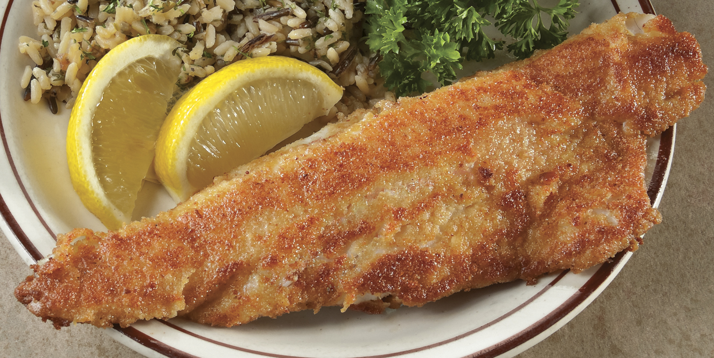 Order Walleye Fillet With Dinner Salad food online from Fryn’ Pan store, Sioux Falls on bringmethat.com