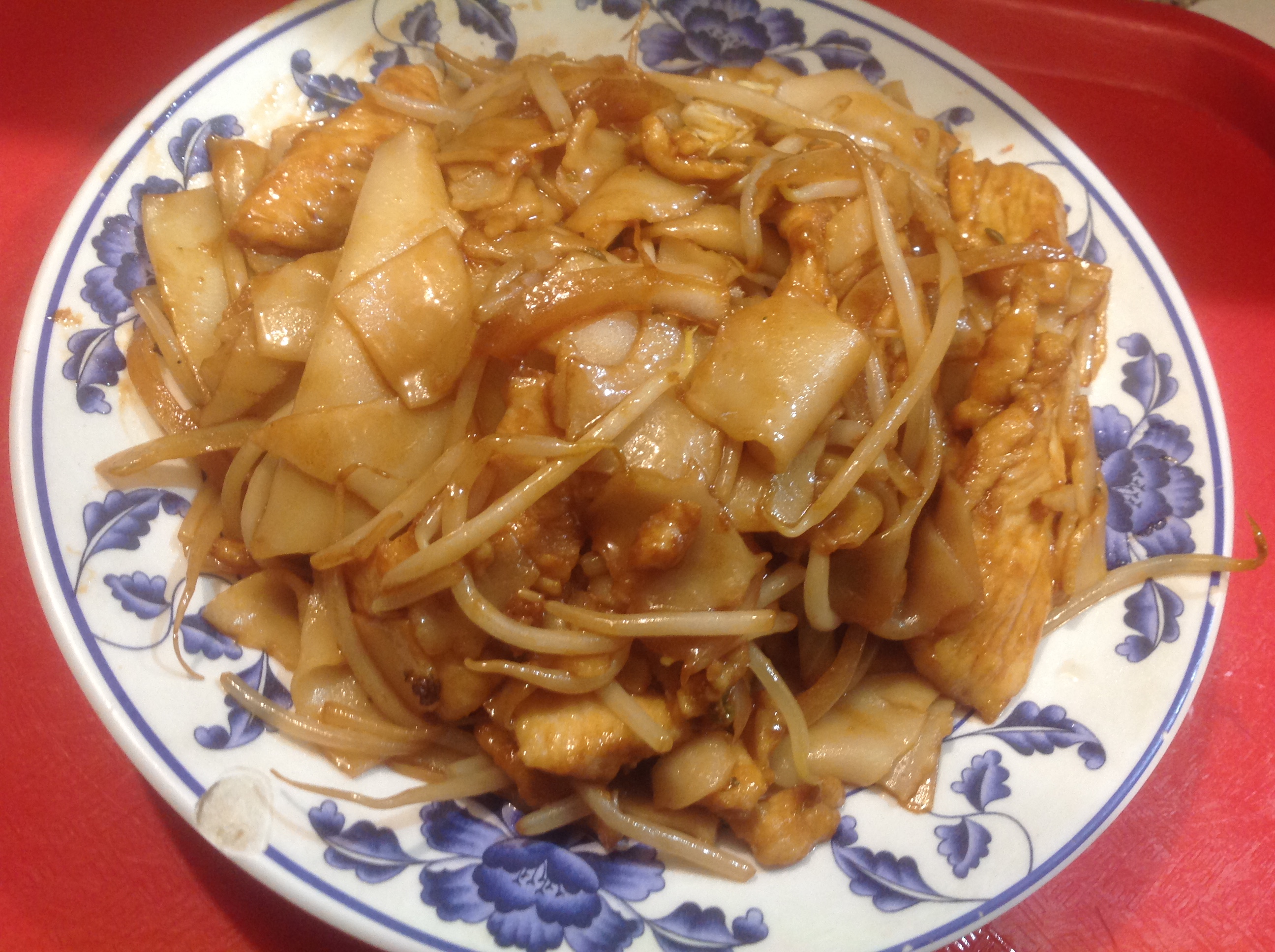 Order 55. Chicken Chow Fun food online from Woodside Kitchen store, Elmhurst on bringmethat.com