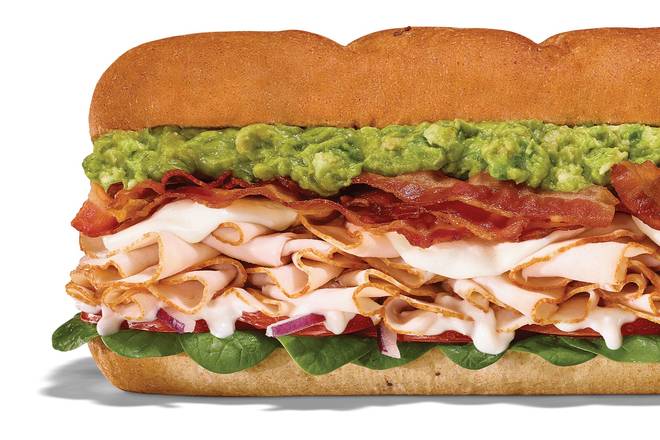 Order #12 Turkey Cali Club™ Footlong Pro (Double Protein) food online from Subway store, Miller Place on bringmethat.com