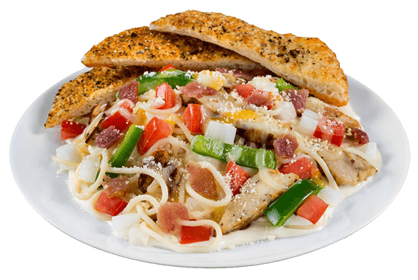 Order Baked Chicken Alfredo Pasta - Pasta food online from Sarpino's Pizzeria store, Chicago on bringmethat.com