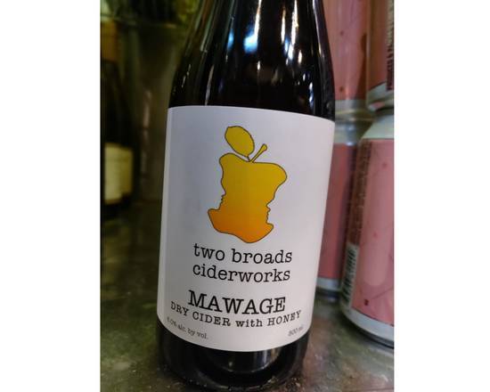 Order Two Broads Mawage Dry Cider with Honey food online from Big Sky Cafe store, San Luis Obispo on bringmethat.com