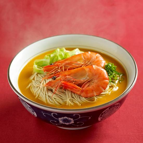 Order A4 Big Prawn Noodle 大虾赤汤面 food online from Le Shrimp Ramen store, Costa Mesa on bringmethat.com